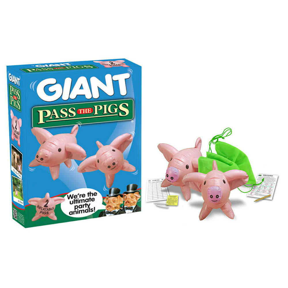 Pass The Pigs Giant Party Edition Inflatable Dice Game
