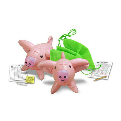 Pass The Pigs Giant Party Edition Inflatable Dice Game