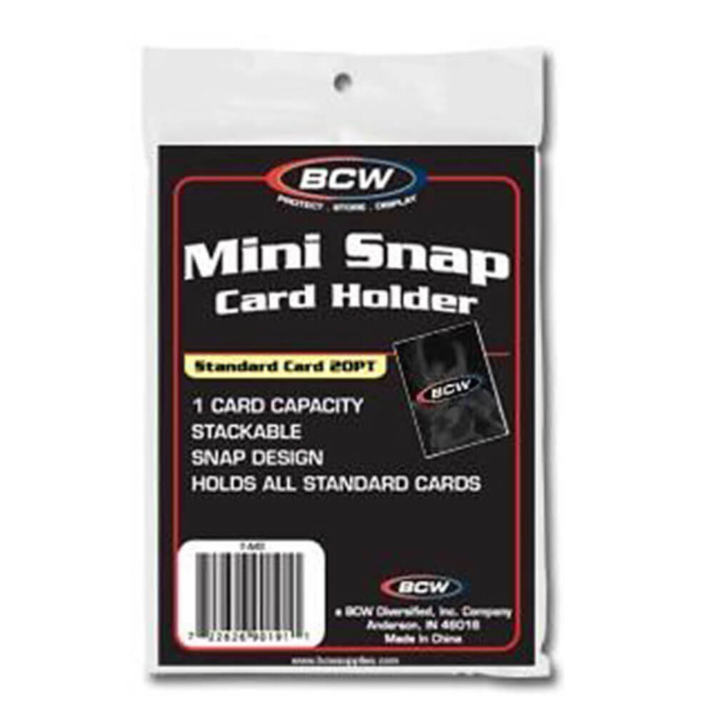 BCW Mini Snap Card Holder (Standard Size Cards)