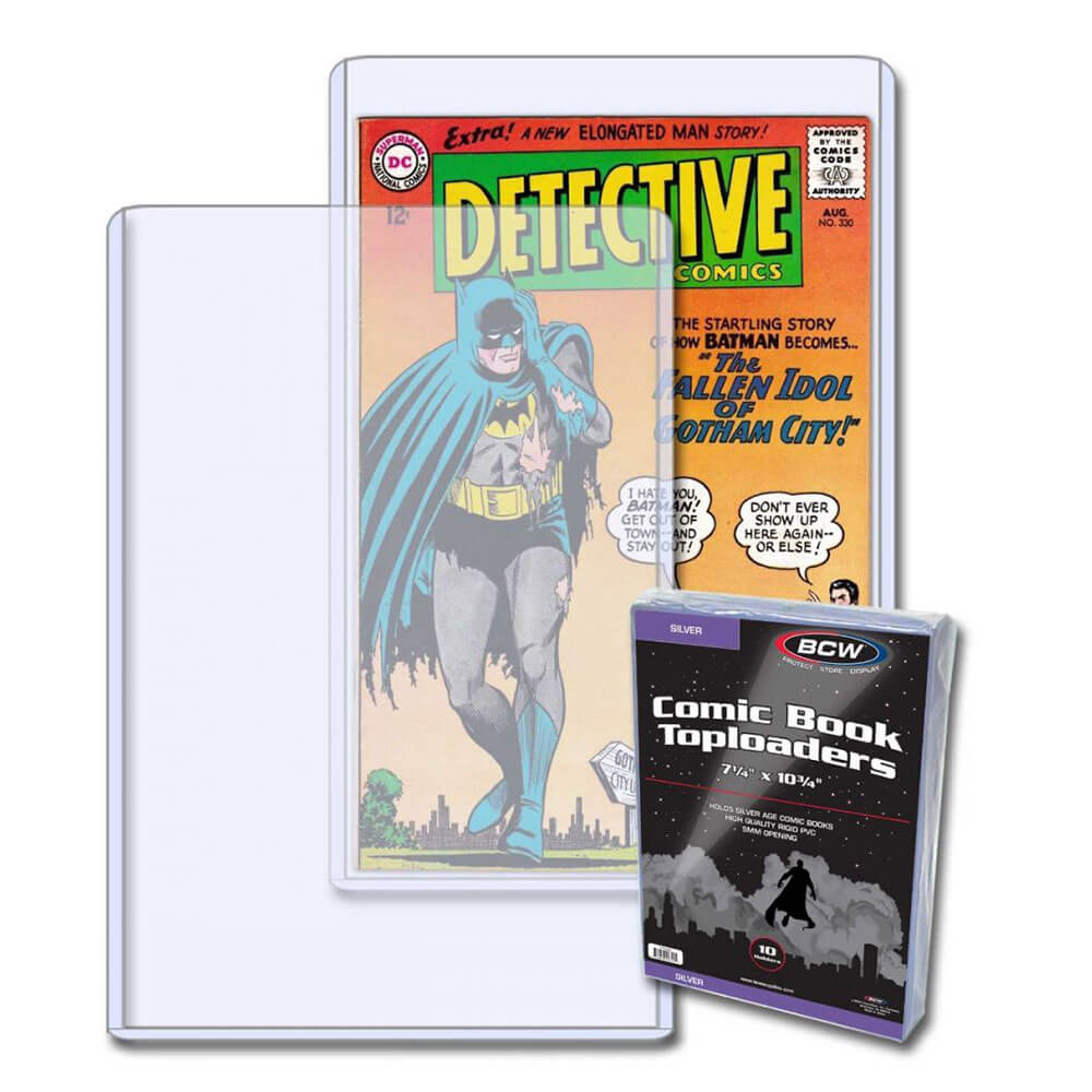 BCW Topload Holder Comic Book Silver Age (7.25"x10.75"x 5mm)