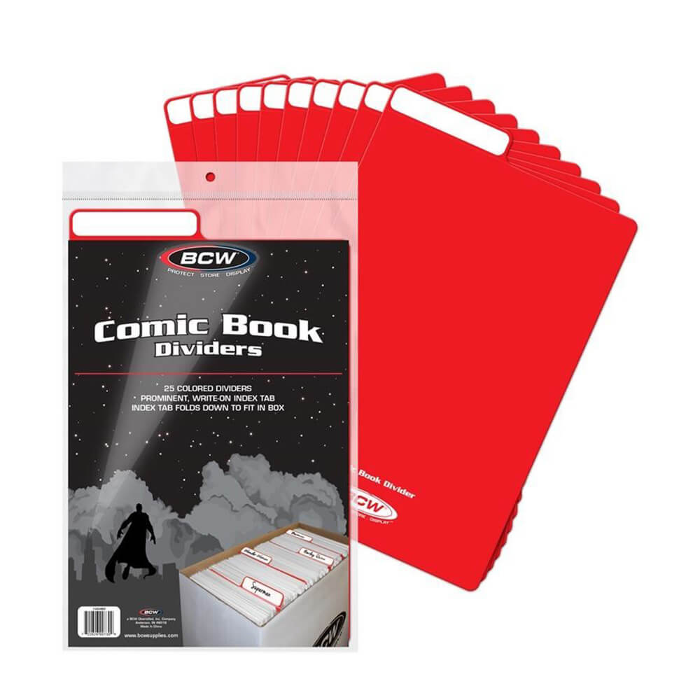 BCW Comic Book Dividers (25 Dividers Per Pack)
