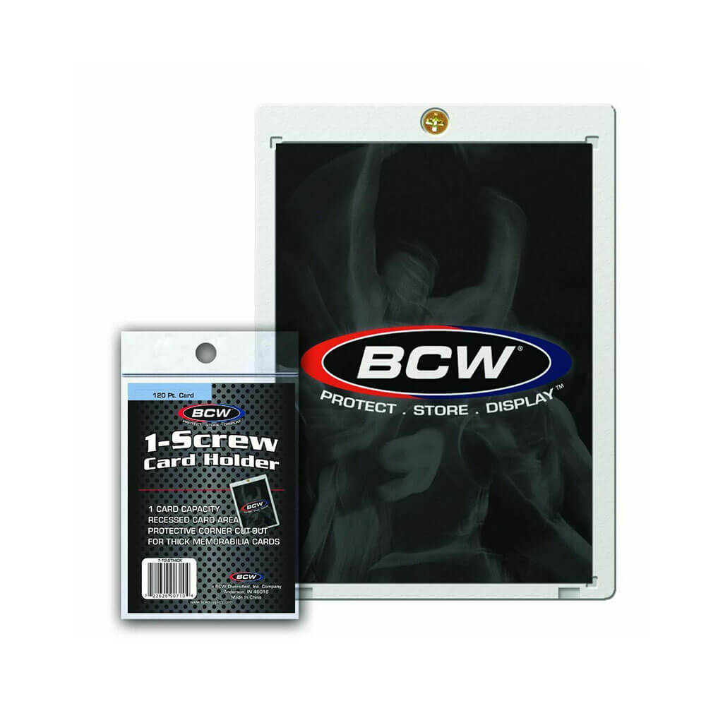 BCW 1 Screw Card Holder Super Thick (120 Pt)