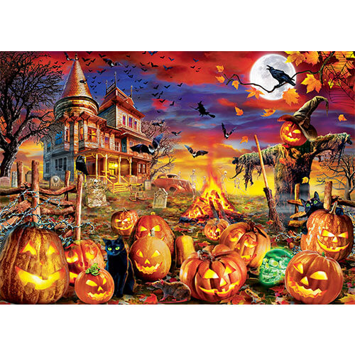 MP Halloween Glow All Hallow's Eve Puzzle (500 pcs)