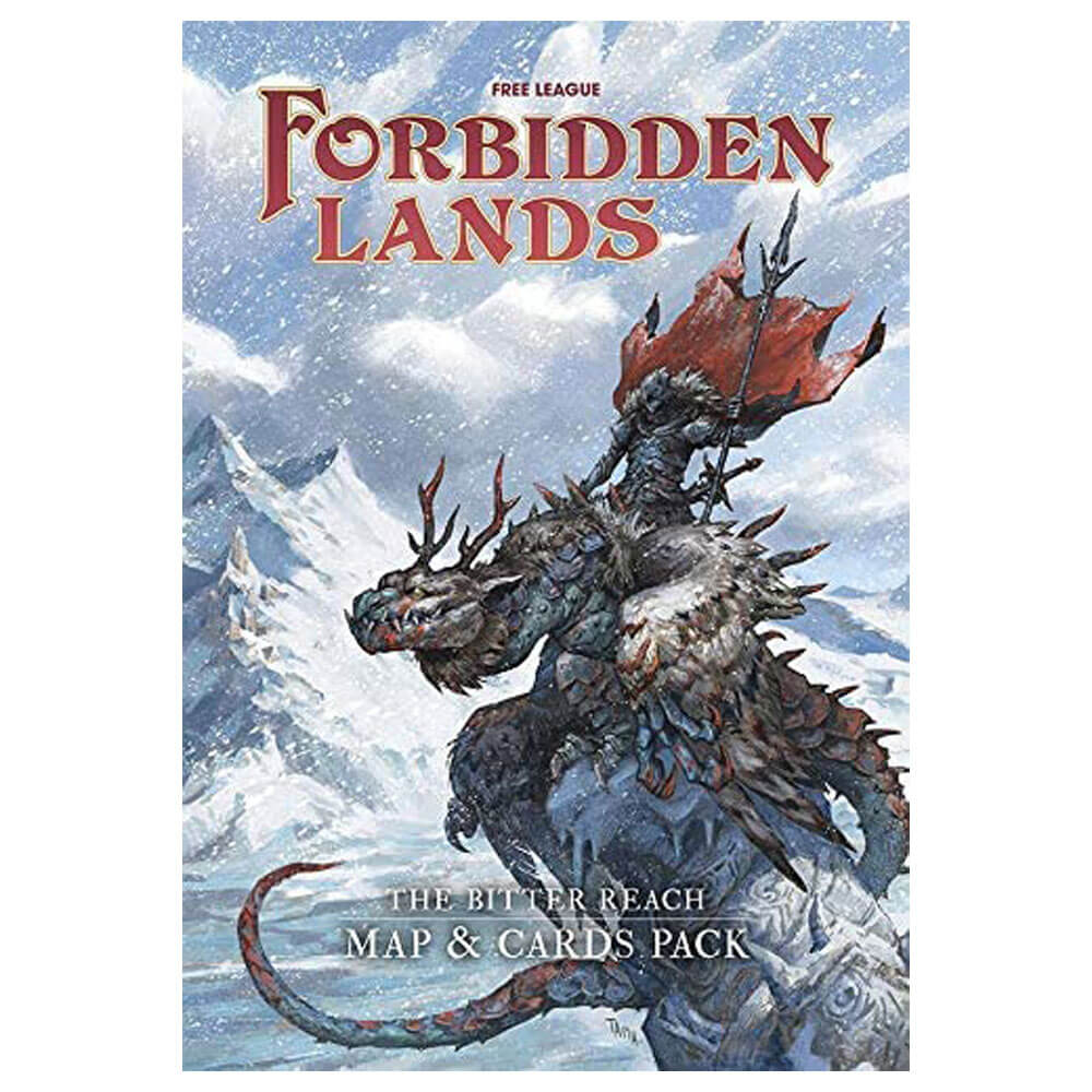 Forbidden Lands RPG The Bitter Reach Maps and Card Pack