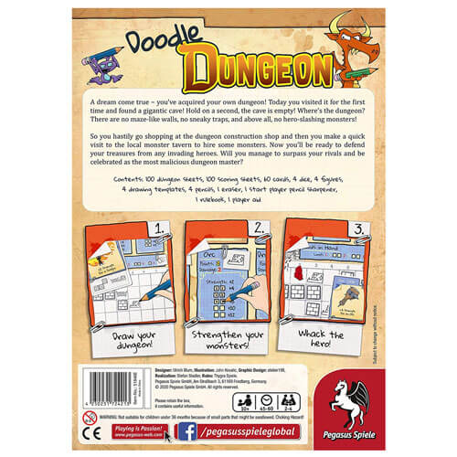 Doodle Dungeon Board Game