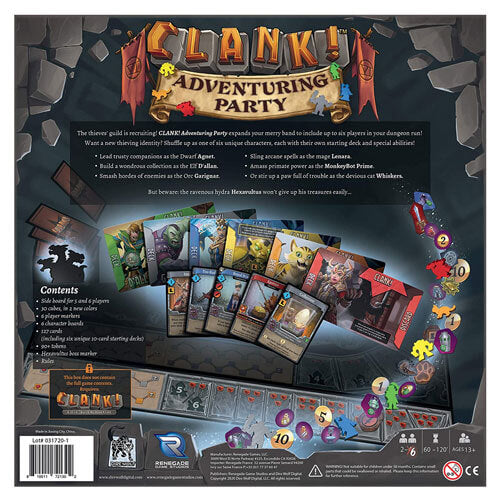 Clank Adventuring Party Pack Board Game
