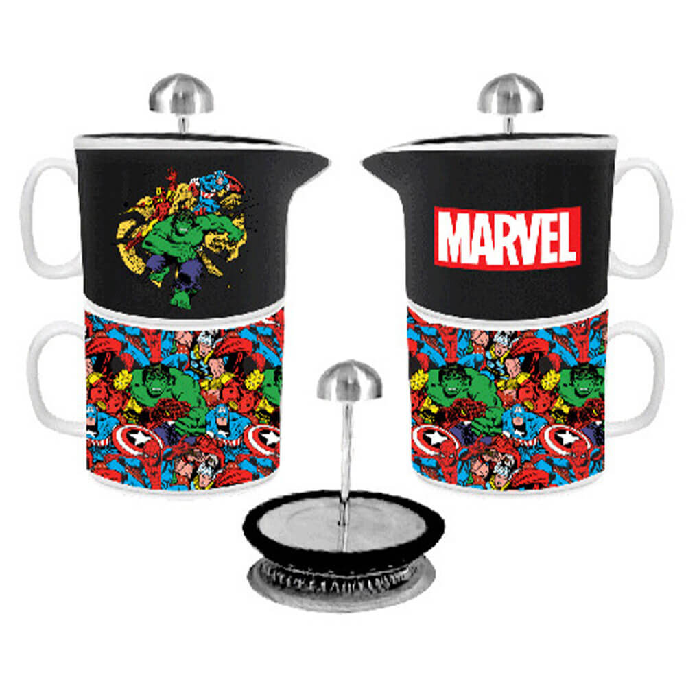 Marvel Coffee-for-One Mug & Pot Set