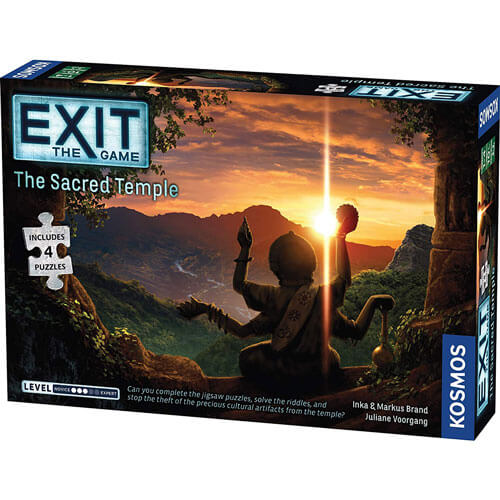 Exit the Game Lost Temple Jigsaw Puzzle and Game