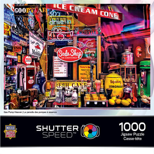 MasterPieces Shutter Speed Gas Pump Heaven Puzzle 1000pc