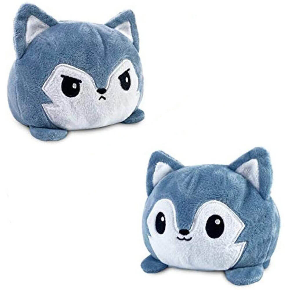 Reversible Wolf Plushie (Gray/White)