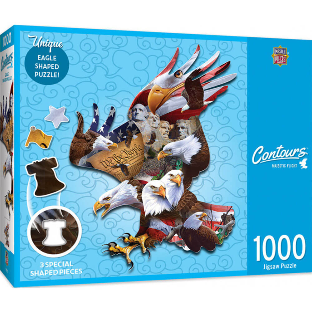 MasterPieces Contours Shaped 1000pc Puzzle
