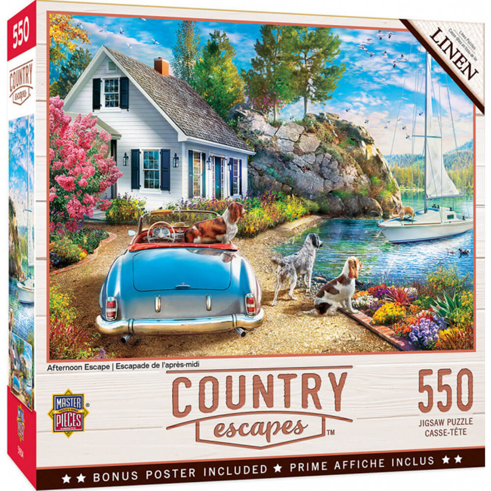 MasterPieces Country Escapes 550pc Puzzle