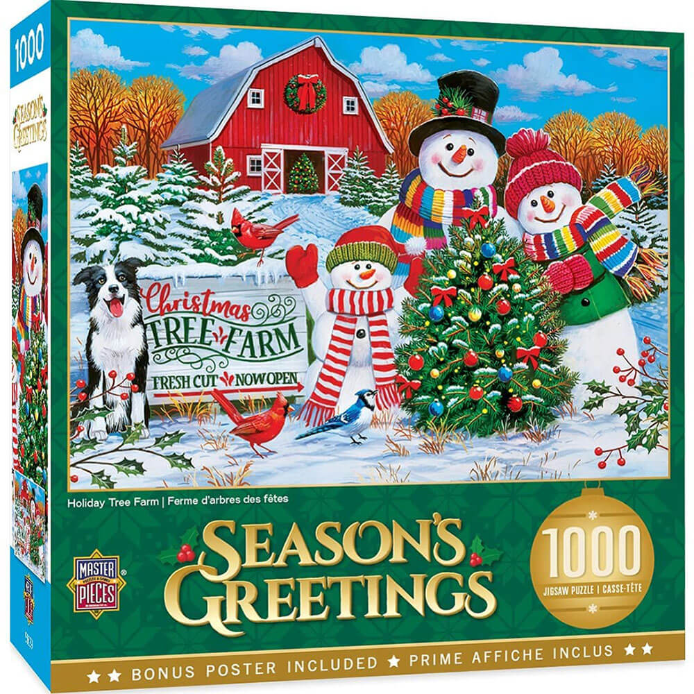 MasterPieces Holiday Tree Farm Puzzle 1000pc