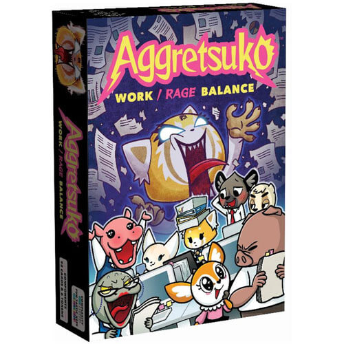 Aggretsuko Work/Rage Balance Card Game