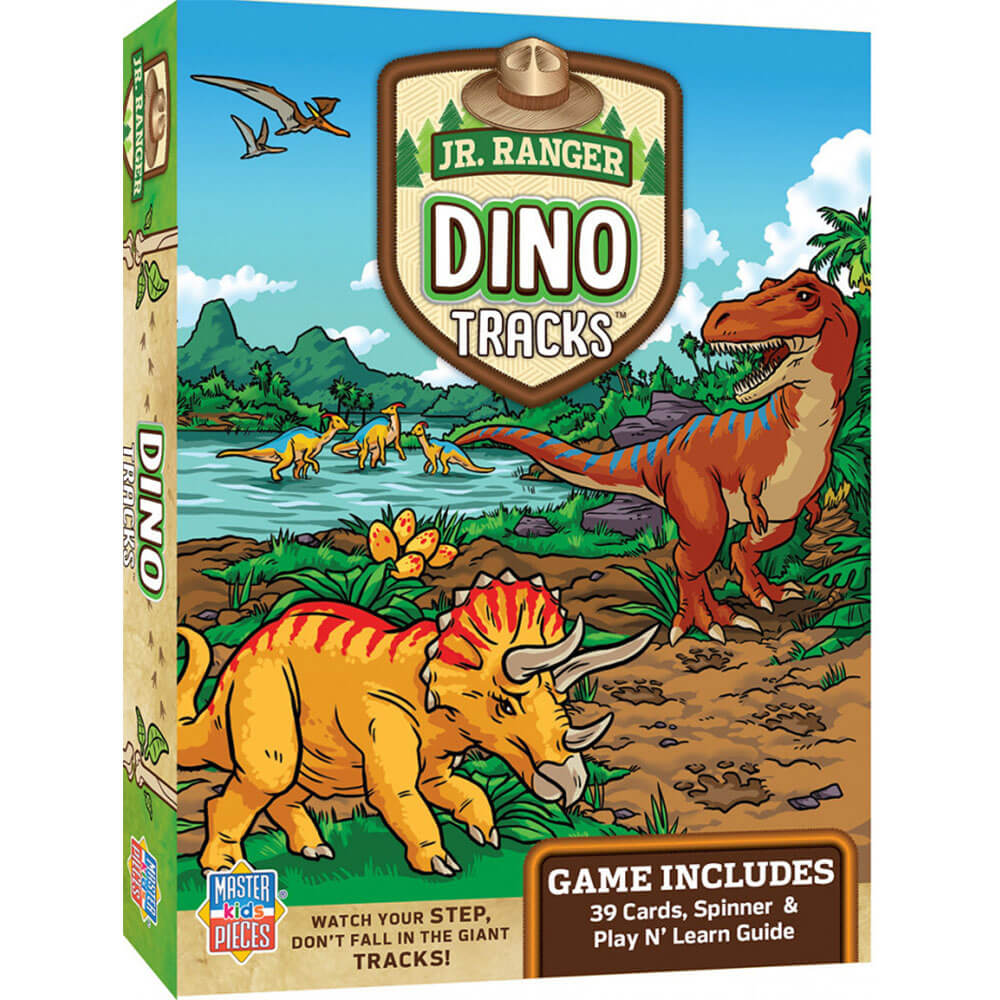 MasterPieces Jr. B2127B2238Ranger Dino Tracks Card Game