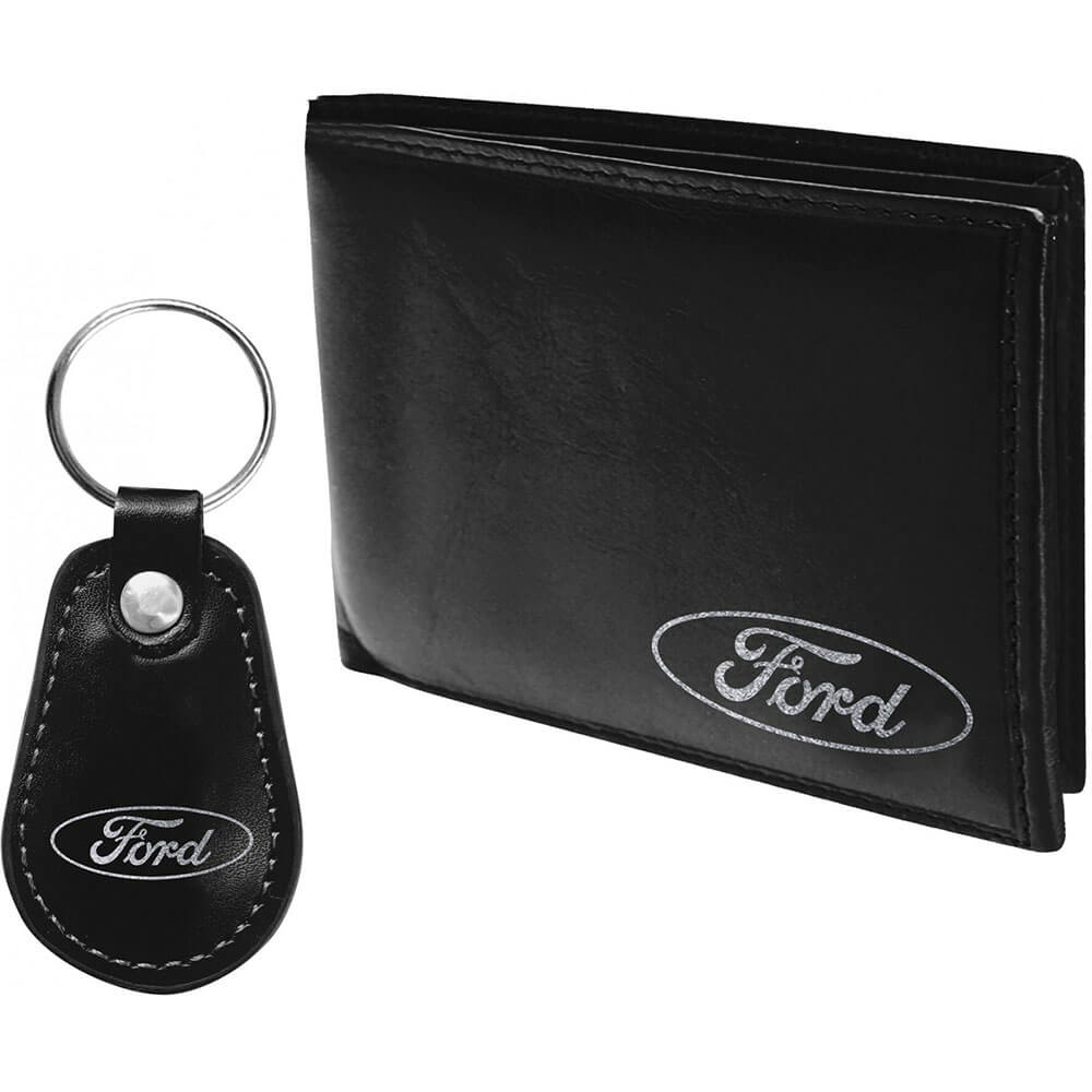 Ford Logo Wallet and Keyring Pack (45x110mm)