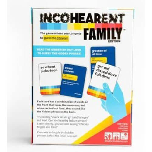 Incohearent Family Edition Party Game