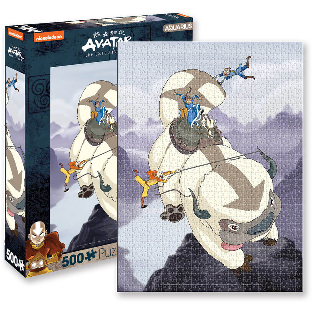 Aquarius Avatar the Last Airbender Appa & Gang Puzzle 500pc