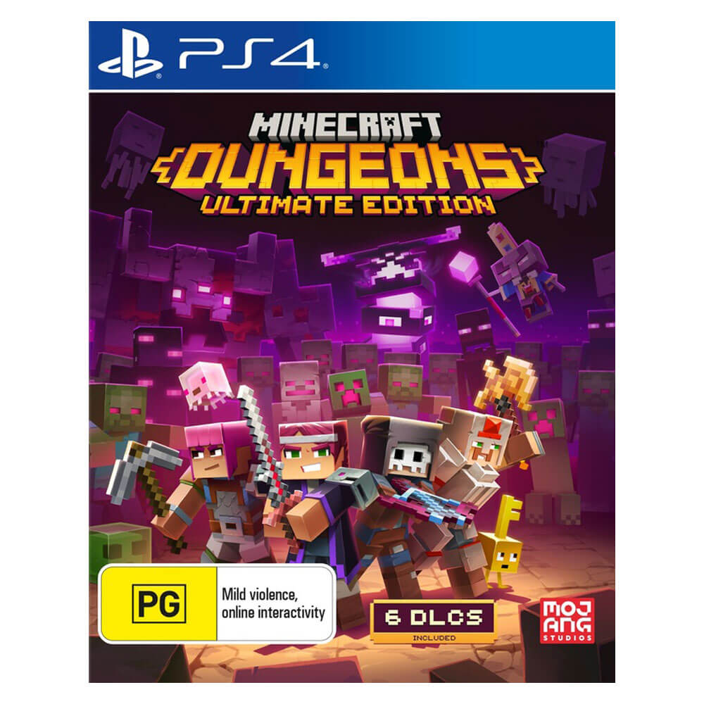 PS4 Minecraft Dungeons Ultimate Edition Video Game
