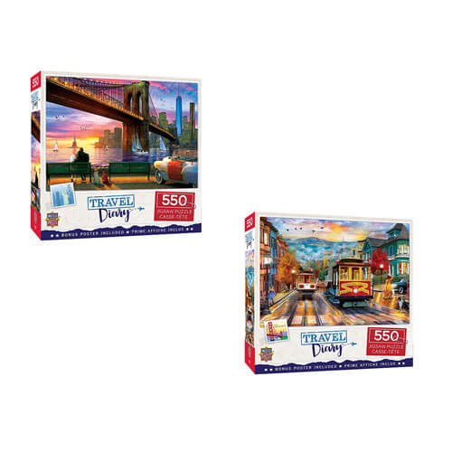 MasterPieces Travel Diary 550pc Puzzle
