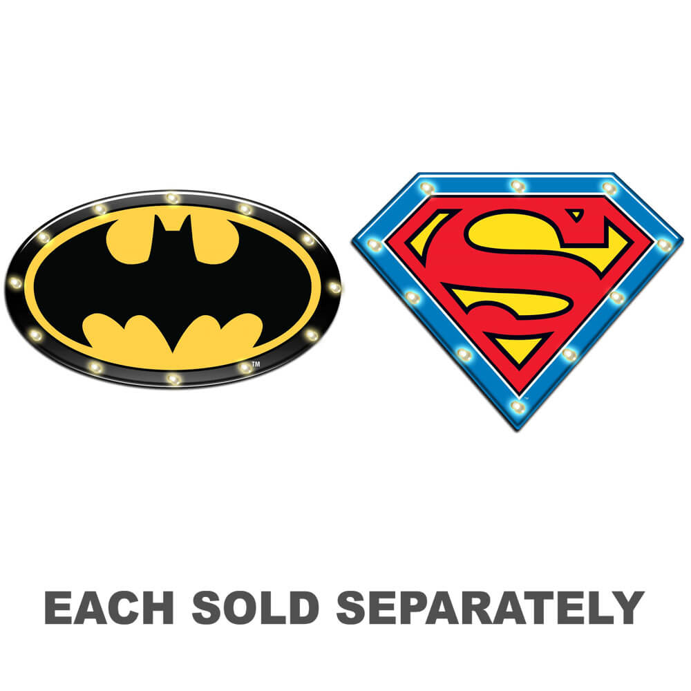 DC Comics Light Up Tin Sign
