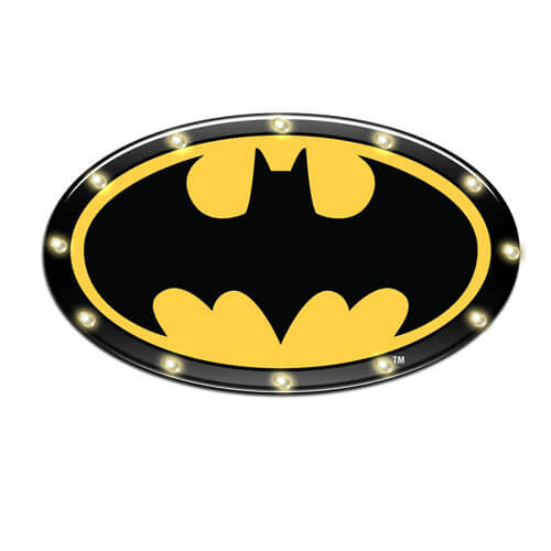 DC Comics Light Up Tin Sign