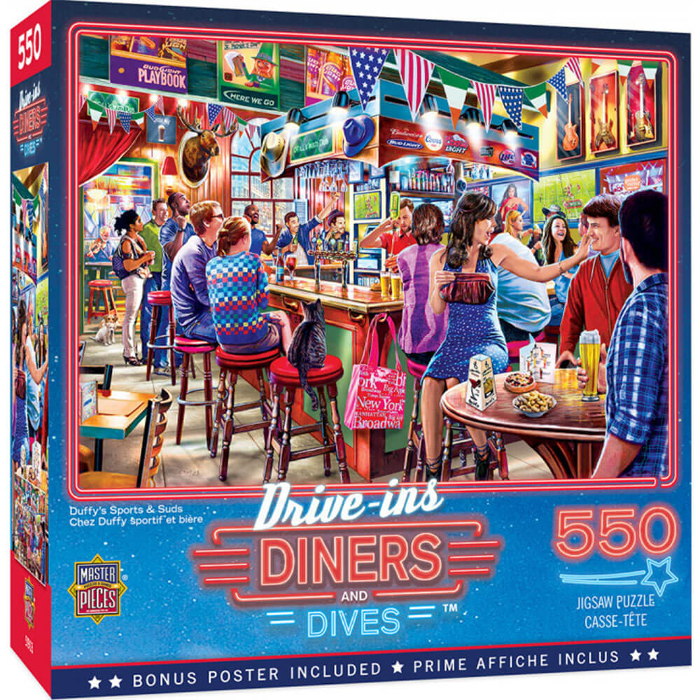 Drive-Ins Diners & Dives 550pc Puzzle