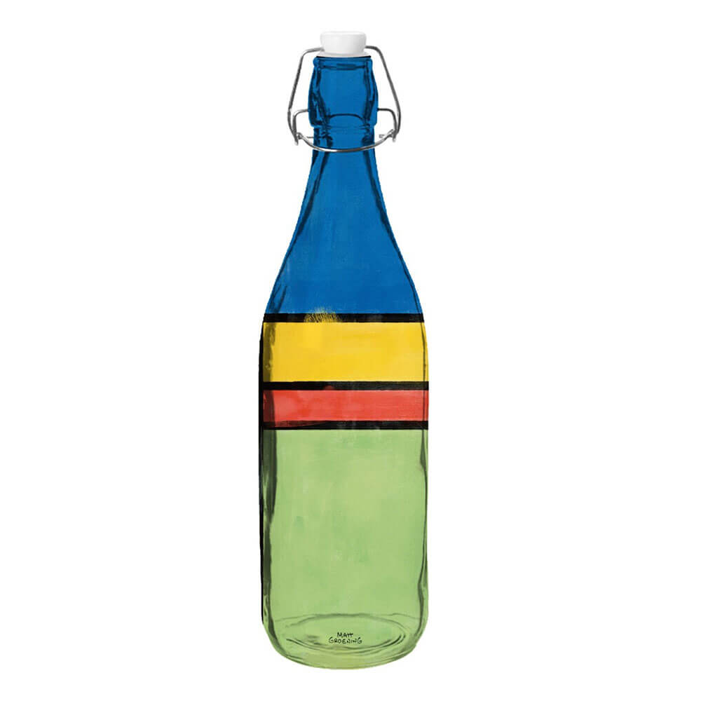 The Simpsons Glass Bottle 1L