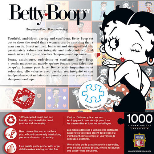 MasterPieces Betty Boop Boop-oop-a-Doop Puzzle 1000pc