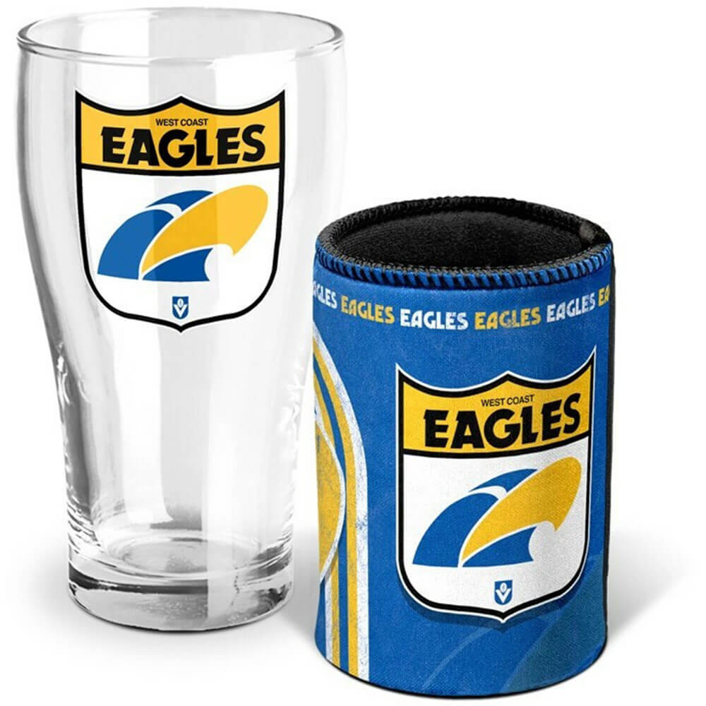 AFL Heritage Pint Glass & Can Cooler Pack