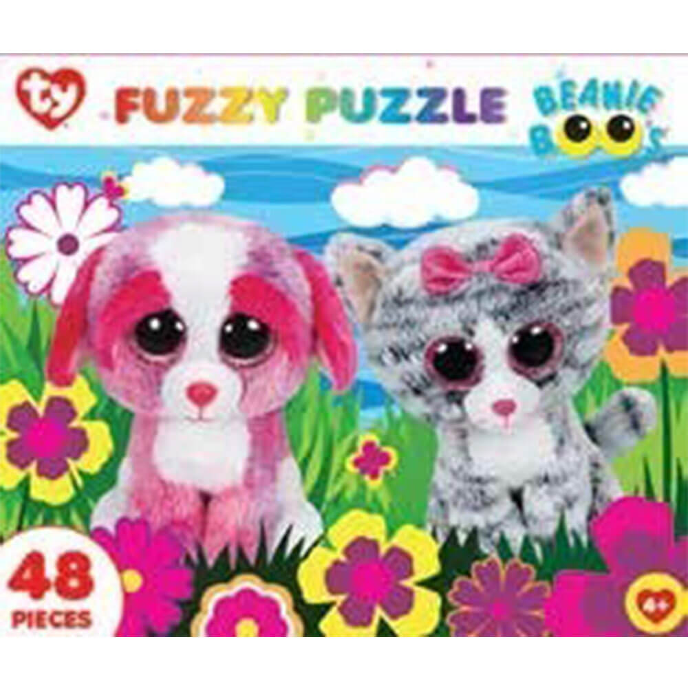 Beanie Boo Garden Buddies Fuzzy Puzzle 48pc