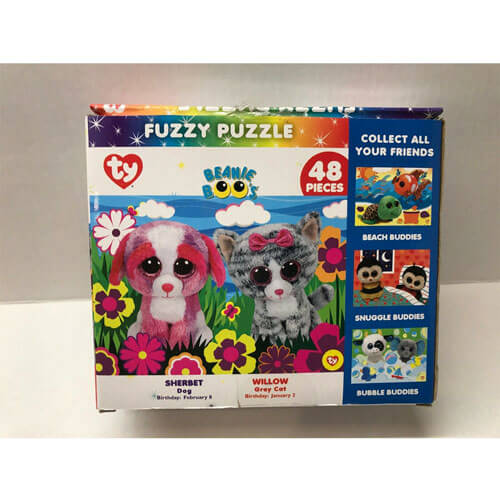 Beanie Boo Garden Buddies Fuzzy Puzzle 48pc