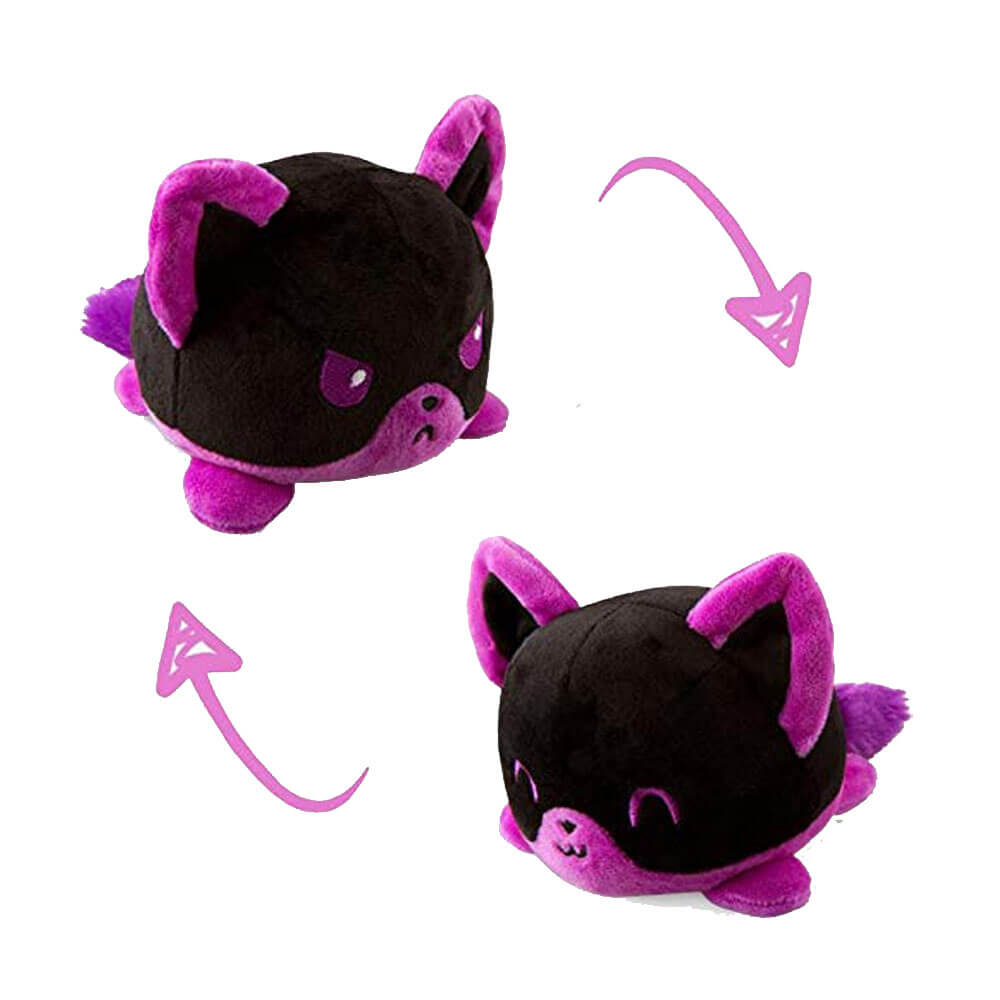 Reversible Fox Plushie (Black/Purple)