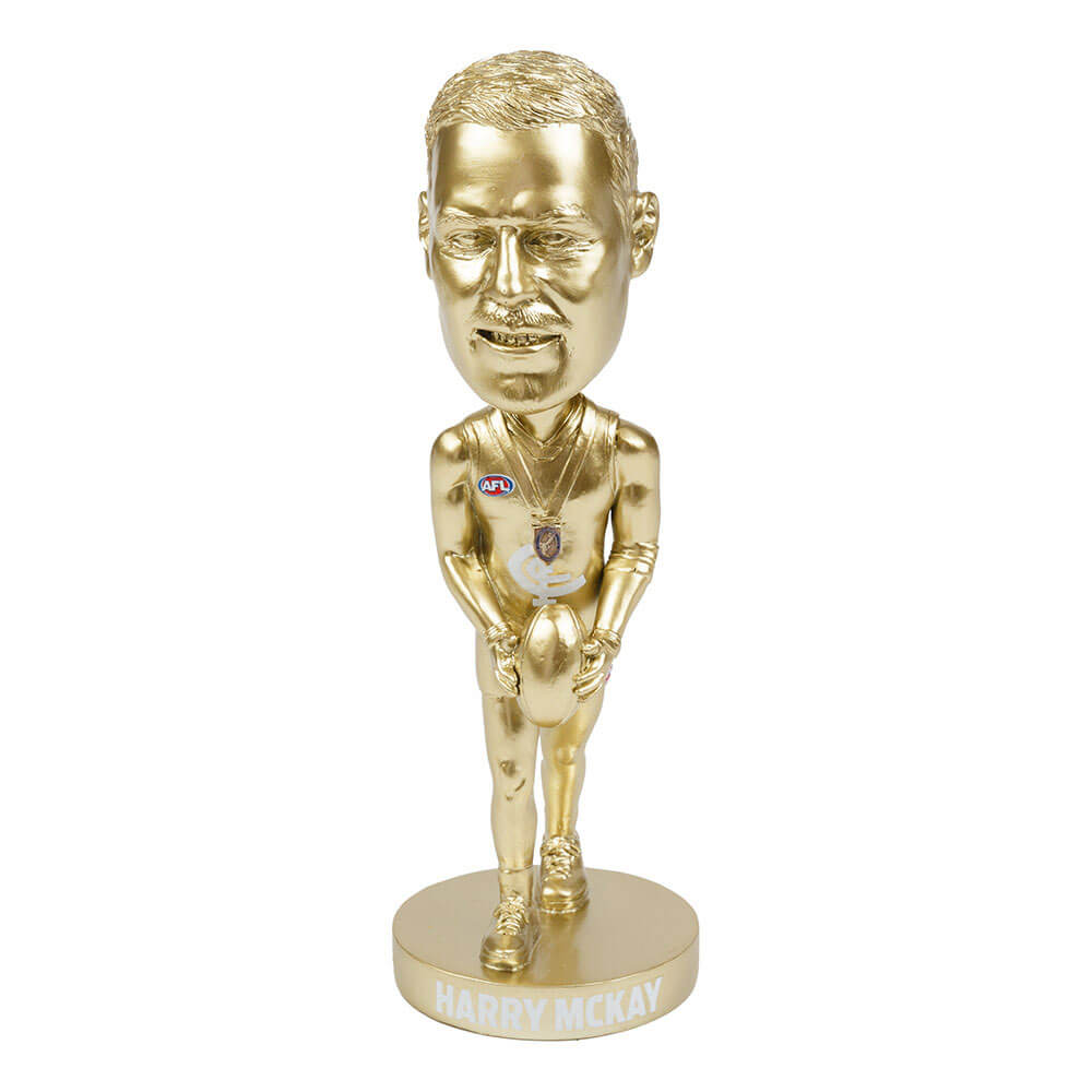 AFL Carlton Blues Harry McKay Coleman Gold Bobblehead
