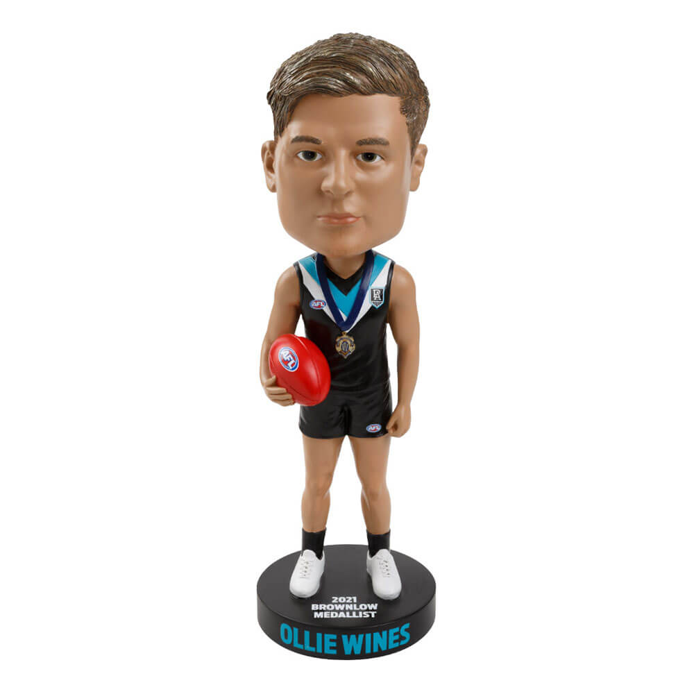 AFL Ollie Wines w/ Bronlow Medal Bobblehead (Large)