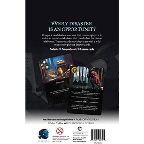 A War of Whispers Conquests and Treasures Pack