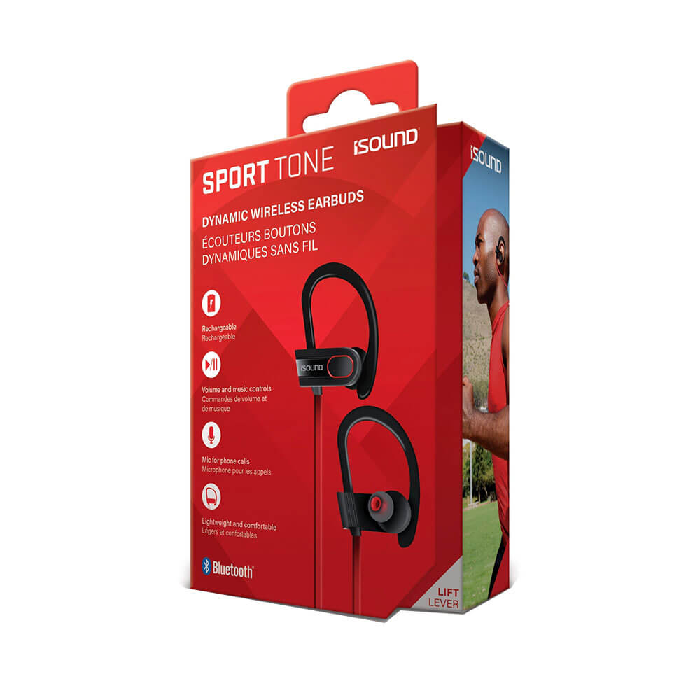 iSound Bluetooth Sport Tone Earbuds (Red/Black)