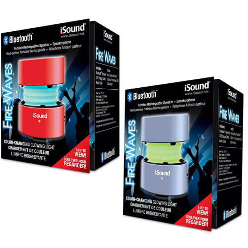iSound Bluetooth Fire Waves Speaker