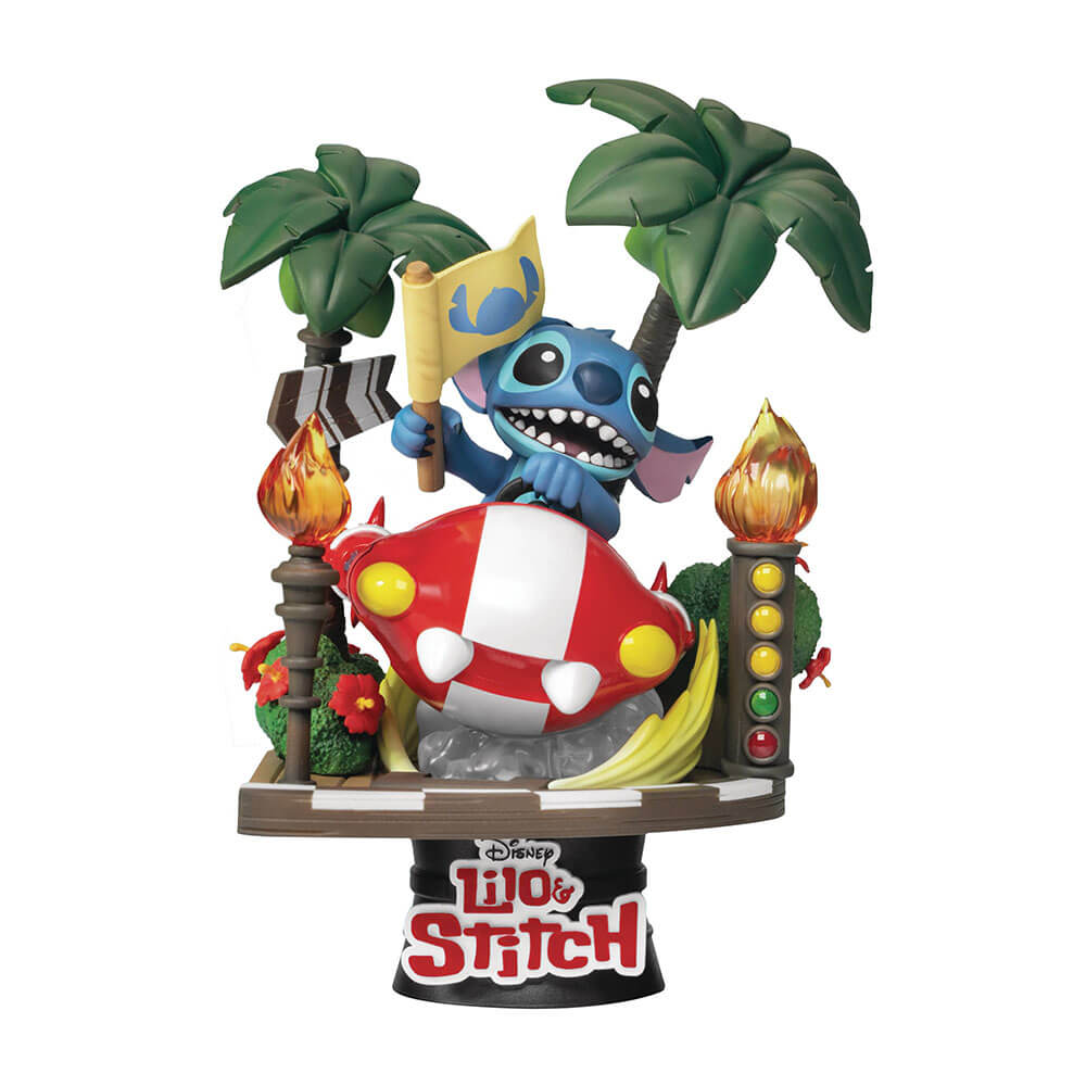 Beast Kingdom D Stage Lilo & Stitch Stitch Racing Car Figure