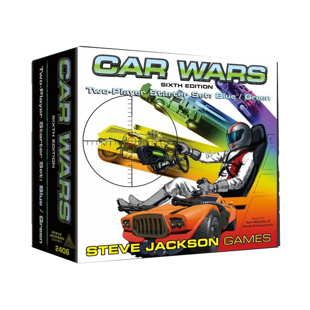 Car Wars Two Player Starter Set 6th Edition (Blue/Green)