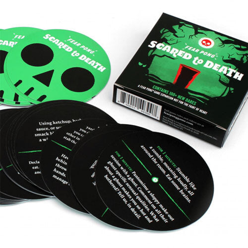 Fear Pong Scared to Death Card Game Expansion Pack