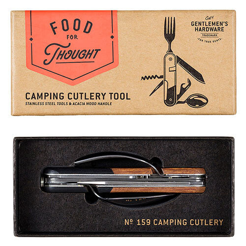 Gentlemen's Hardware Camping Cutlery Tool (Acacia Wood)