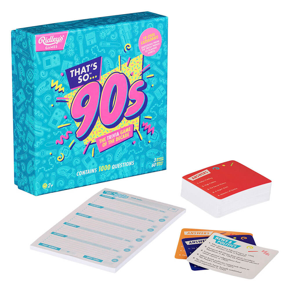 Ridley's Thats So 90s Quiz UK