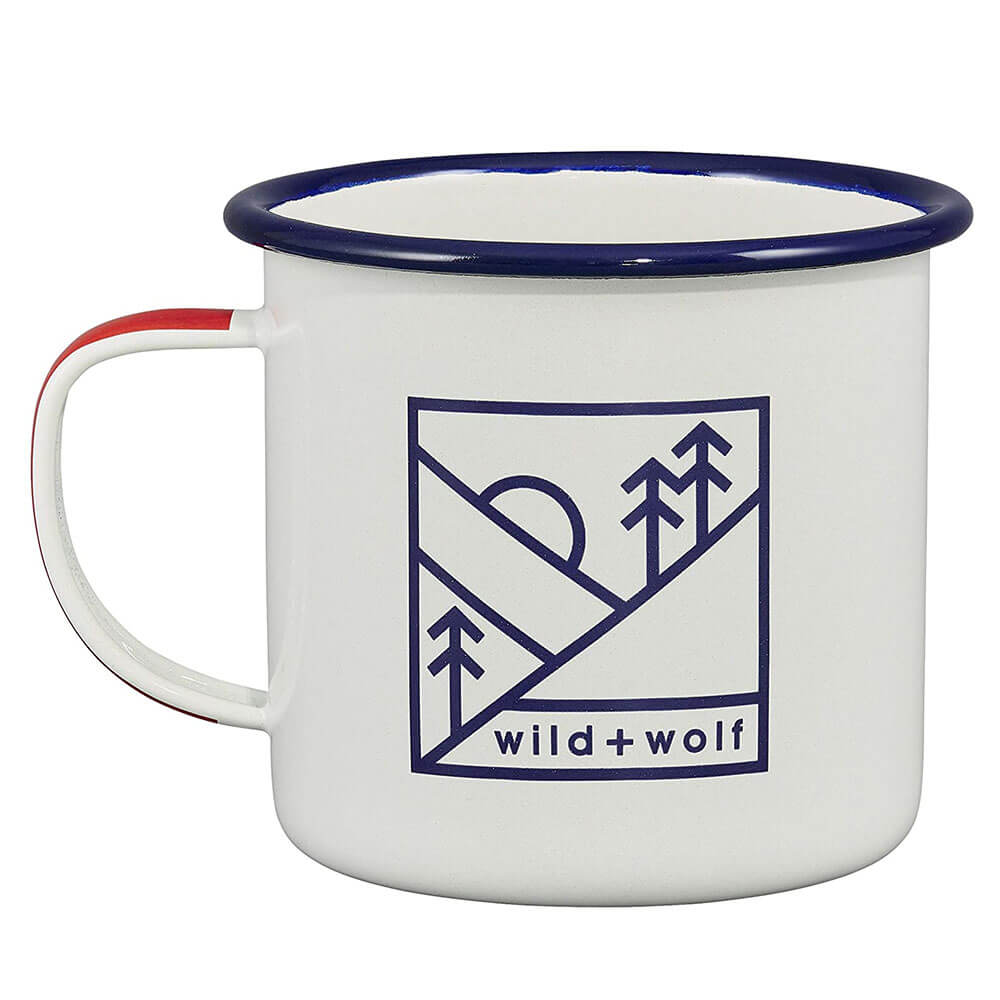 Wild & Wolf Enamel Mug (500mL)