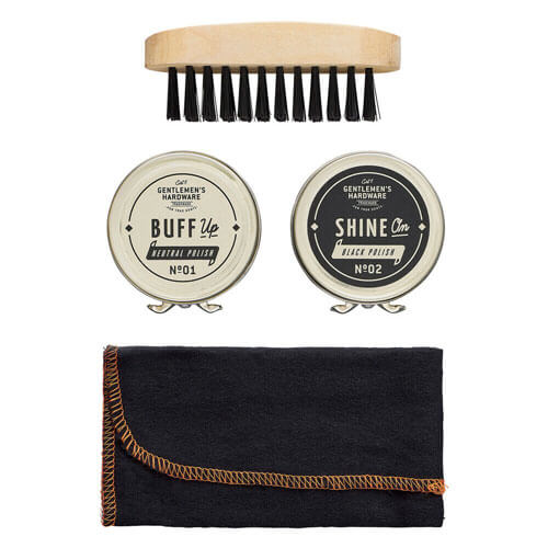 Gentlemen's Hardware Travel Shoe Shine Tin