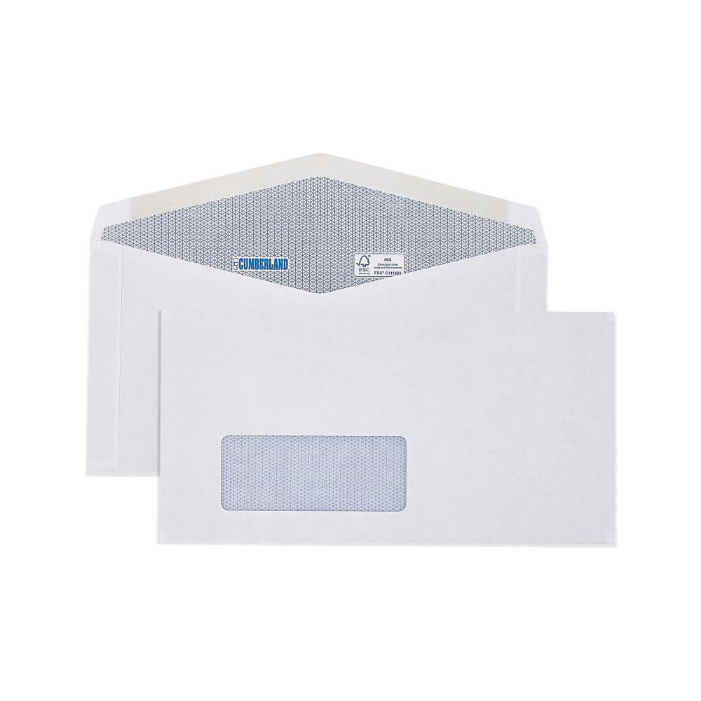 Cumberland Laser Lick & Stick Envelope White DLX (500pk)