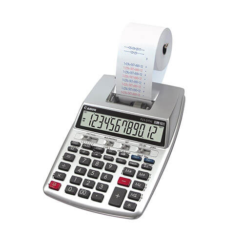 Canon 12 Digit Portable Printing Calculator