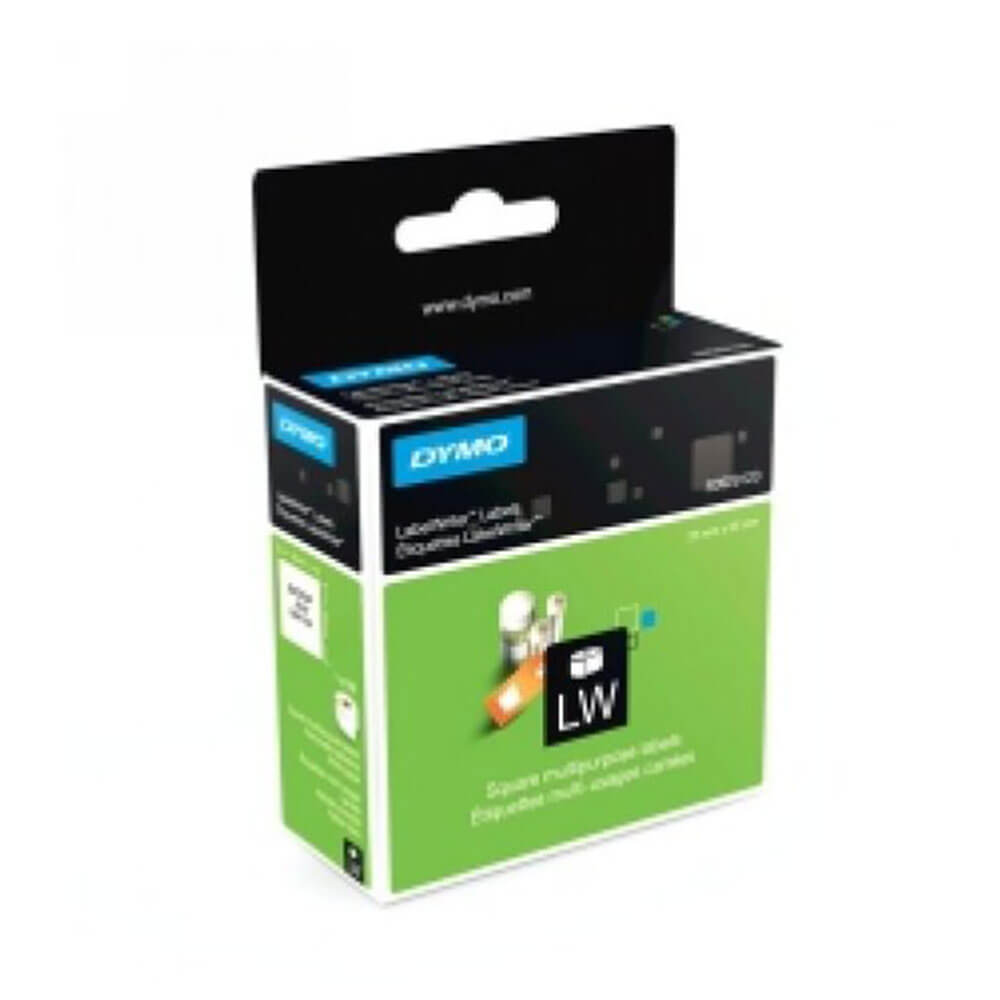 Dymo Labelwriter Square Multipurpose Label White (25x25mm)