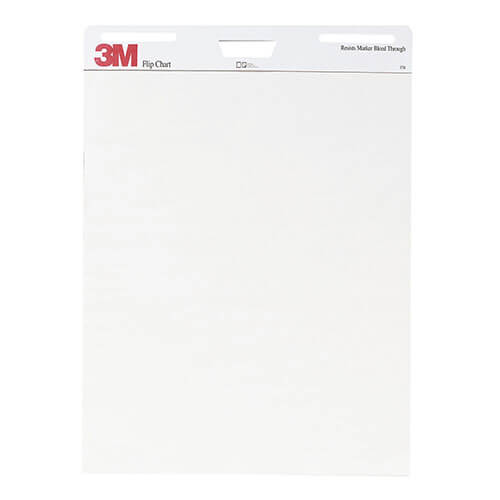 Post-it Flip Chart Pad White (635x762mm)