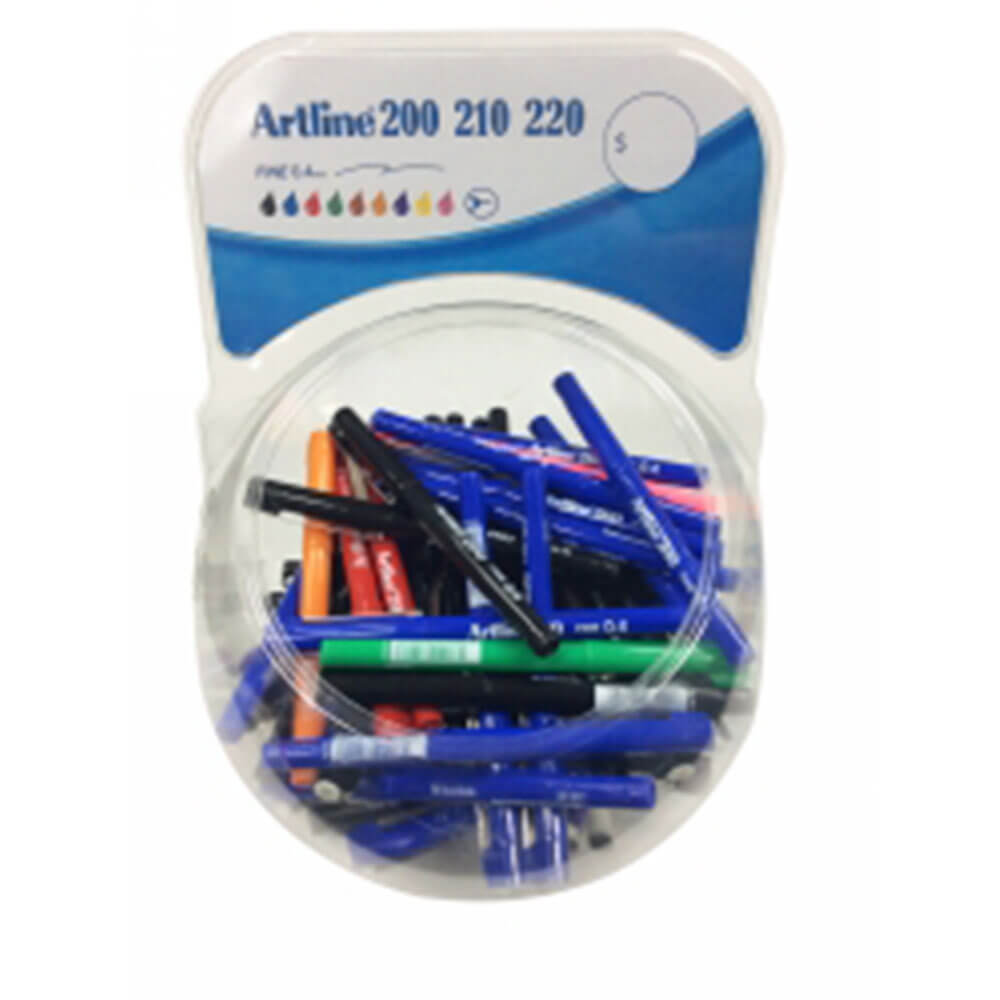 Artline Fishbowl Fineline Marker 72pcs (200/210/220)